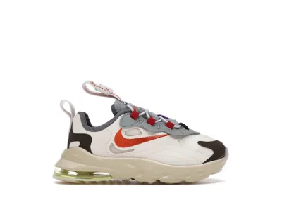 Pre-owned Nike Air Max 270 React Travis Scott Cactus Trails Sneakers In Light Cream/starfish/dark Hazel Style