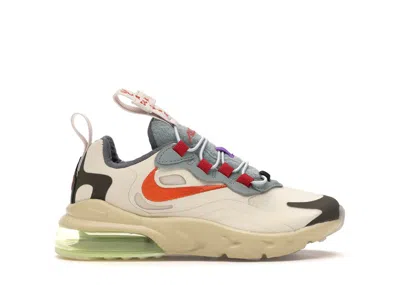 Pre-owned Nike Air Max 270 React Travis Scott Cactus Trails Sneakers In Light Cream/starfish/dark Hazel Style