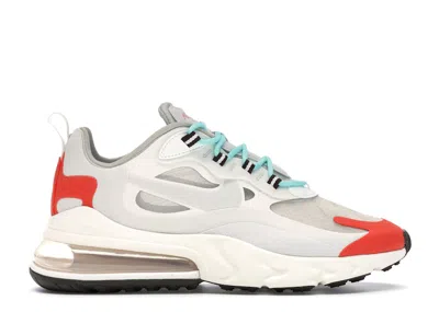 Pre-owned Nike Air Max 270 React (women's) Sneakers In Light Beige Chalk/summit White/team Orange In Multi