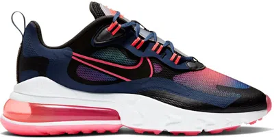 Pre-owned Nike Air Max 270 React (women's) Sneakers In Midnight Navy Blue/flash Crimson/hyper Pink