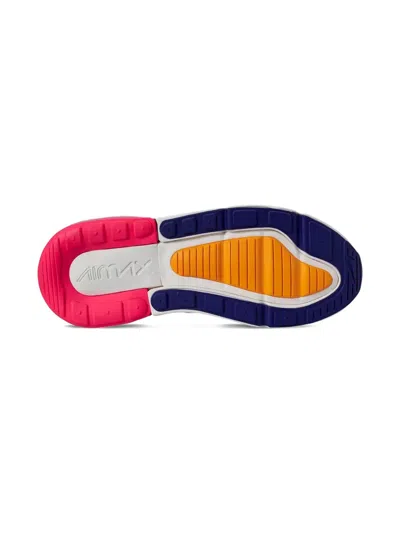 Nike Kids' Air Max 270 Regency "purple/laser Orange/racer Pink" Sneakers In Gray