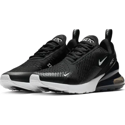 Nike Air Max 270 Sneakers In Black In White