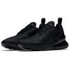 Nike Air Max 270 Sneaker In Black/black/black