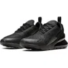 Nike Air Max 270 Sneaker In Black/black/black
