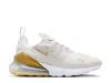 Nike Womens  Air Max 270 In Lt Bone/mtlc Gold/white