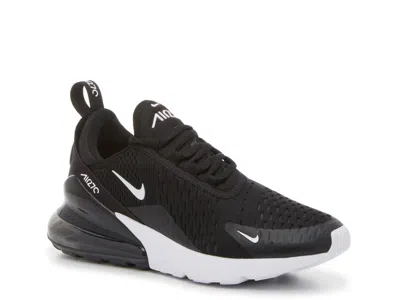 Nike Air Max 270 Sneakers In Black In White
