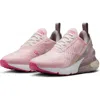 Nike Air Max 270 Sneaker In Pink/grey/platinum Violet