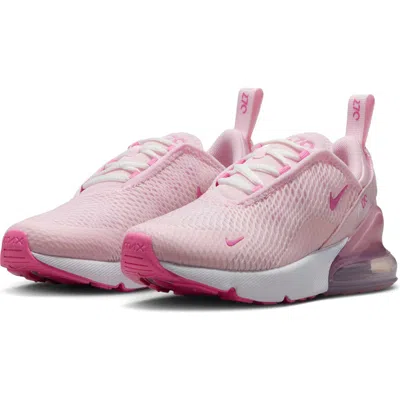 Nike Air Max 270 Sneaker In Pink/white/platinum Violet