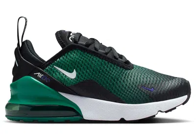 Pre-owned Nike Air Max 270 Sneakers In Black/evergreen Aura/deep Night