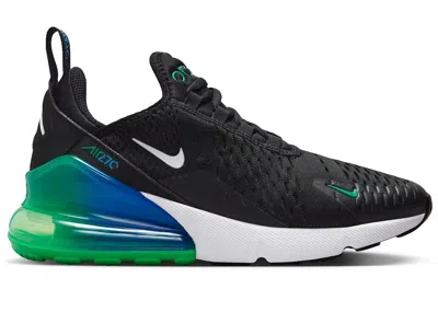 Pre-owned Nike Air Max 270 Sneakers In Black/malachite/photo Blue In Multi