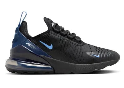 Pre-owned Nike Air Max 270 Sneakers In Black/royal Midnight Navy Blue