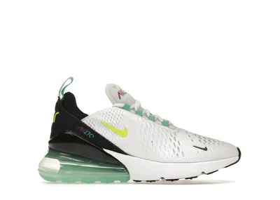 Pre-owned Nike Air Max 270 Sneakers In White/black/laser Blue In Multi