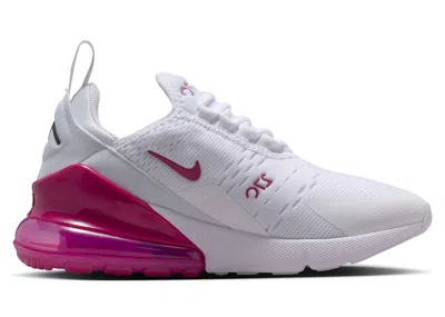 Pre-owned Nike Air Max 270 Sneakers In White/black/sweet Beet