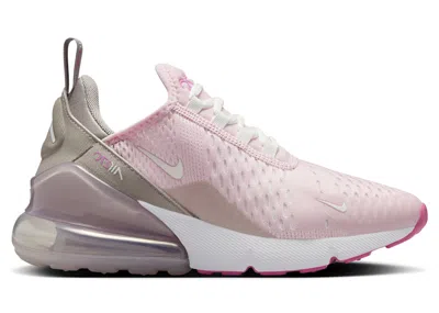 Pre-owned Nike Air Max 270 Summit White Sneakers In Pink Foam/college Grey/platinum Violet