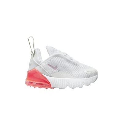Pre-owned Nike Air Max 270 Td 'white Pink Foam' | Infant Size 7