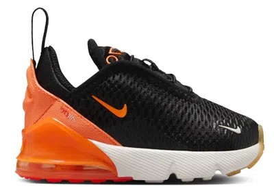 Pre-owned Nike Air Max 270 Total Orange Sneakers In Black/bright Crimson/phantom