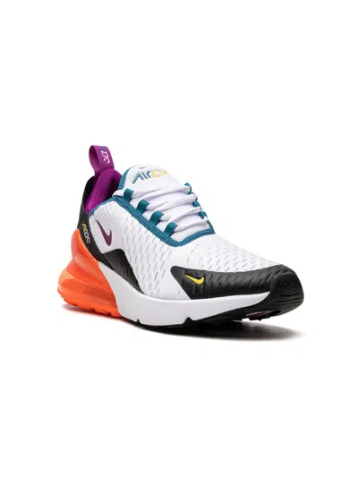 Nike Kids' Air Max 270 "vivid Purple" Sneakers In White