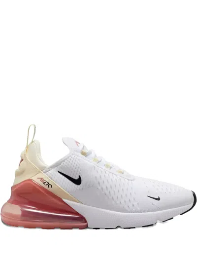 NIKE AIR MAX 270 "WHITE PALE IVORY MUSLIN BLACK" SNEAKERS