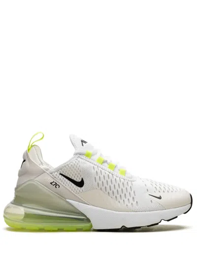 Nike Air Max 270 "white/ghost Green" Sneakers In White/light Bone/ghost Green/black