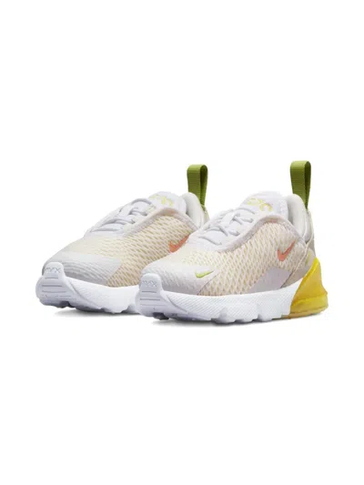 Nike Kids' Air Max 270 "white/yellow Strike" Sneakers