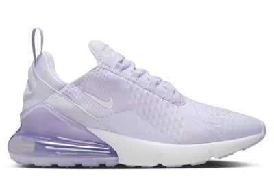 Pre-owned Nike Air Max 270 (women's) Sneakers In Amethyst Tint/white In Multi