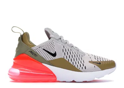 Pre-owned Nike Air Max 270 (women's) Sneakers In Flat Gold/black/light Bone