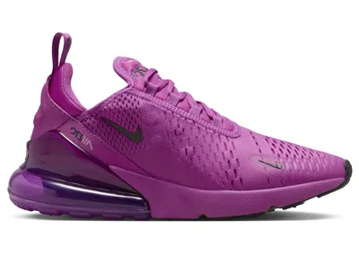 Pre-owned Nike Air Max 270 (women's) Sneakers In Hot Fuchsia/beyond Pink/black