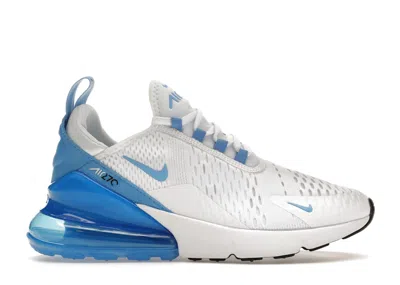 Pre-owned Nike Air Max 270 (women's) Sneakers In White/black/university Blue
