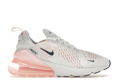 Pre-owned Nike Air Max 270 (women's) Sneakers In White/midnight Navy Blue/atmosphere