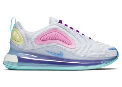 Pre-owned Nike Air Max 720 Aqua Powder (women's) Sneakers In White/light Aqua/psychic Powder