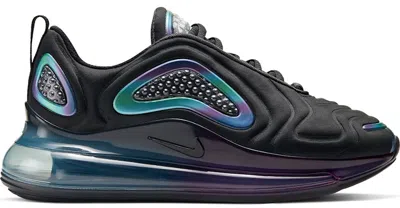Pre-owned Nike Air Max 720 Bubble Pack Sneakers In Dark Smoke Grey/black/metallic Silver