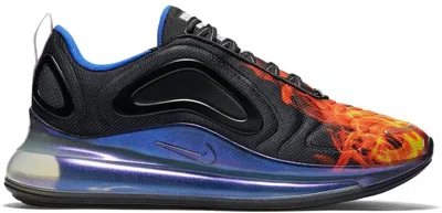 Pre-owned Nike Air Max 720 China Space Exploration Pack (women's) Sneakers In Black/metallic Silver/space Blue