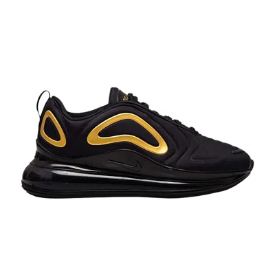 Pre-owned Nike Air Max 720 Gs 'black Metallic Gold' | Kid's Size 5