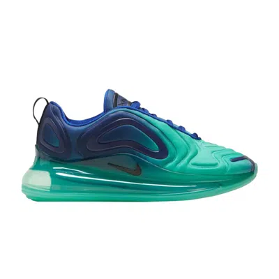 Pre-owned Nike Air Max 720 Gs 'sea Forest' | Blue | Kid's Size 2.5