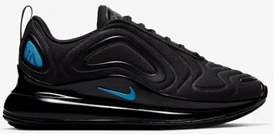 Pre-owned Nike Air Max 720 Just Do It Sneakers In Black/blue Hero/hyper Royal