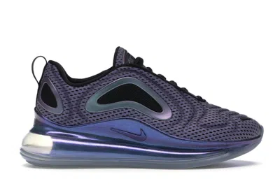 Pre-owned Nike Air Max 720 Northern Lights Night Sneakers In Metallic Silver/black