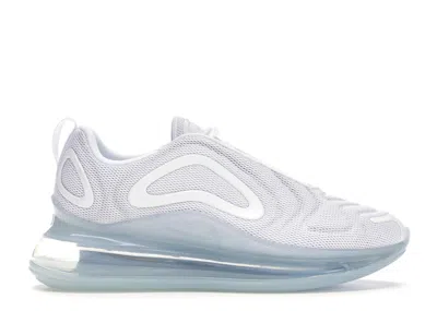 Pre-owned Nike Air Max 720 Platinum (women's) Sneakers In White/metallic Platinum