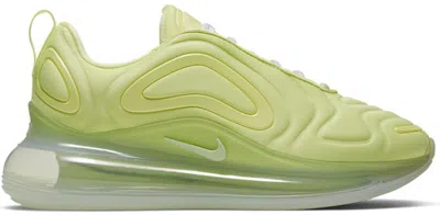 Pre-owned Nike Air Max 720 Se (women's) Sneakers In Luminous Green/platinum Tint/metallic Sepia Stone