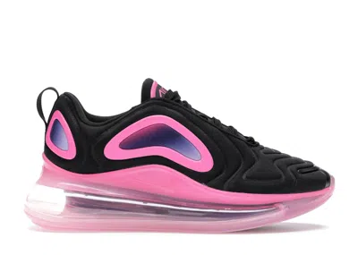 Pre-owned Nike Air Max 720 Sneakers In Black/laser Fuchsia/regency Purple