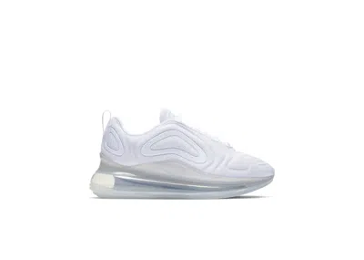 Pre-owned Nike Air Max 720 Sneakers In White/metallic Platinum/pure Platinum