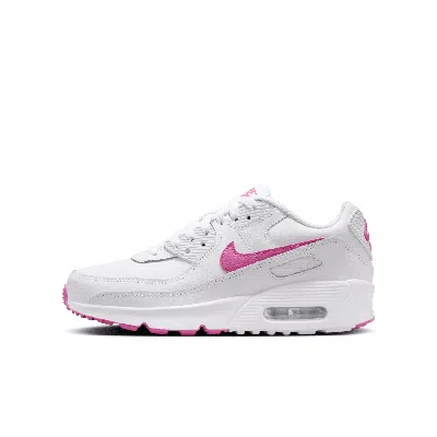 Nike Air Max 90 Big Kids' Shoes In White