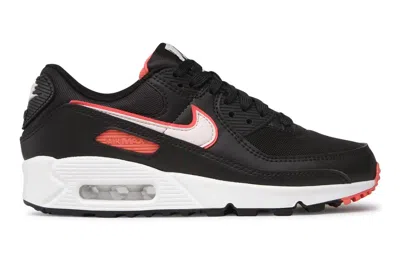 Pre-owned Nike Air Max 90 Black Light Soft Pink (women's) In Black/light Soft Pink/white