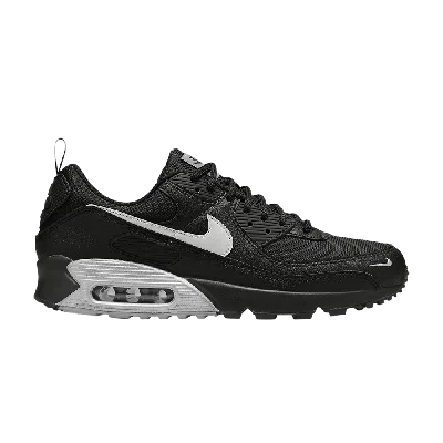 Pre-owned Nike Air Max 90 'black Metallic Silver'