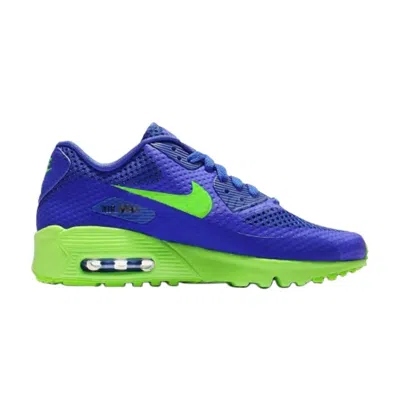 Pre-owned Nike Air Max 90 Breathe Gs | Blue | Kid's Size 7