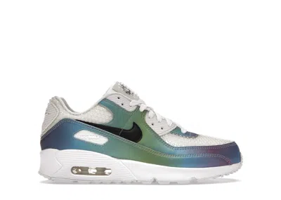 Pre-owned Nike Air Max 90 Bubble Pack White Sneakers In Summit White/black