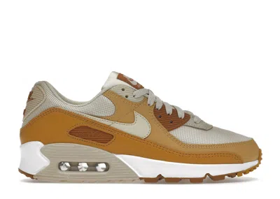 Pre-owned Nike Air Max 90 Caramel (women's) Sneakers In Oatmeal/tawny/chutney