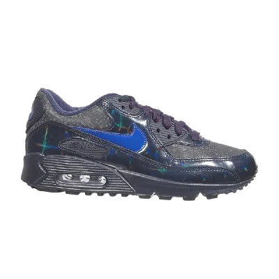 Pre-owned Nike Air Max 90 Cl Premium Gs 'space' In Blue