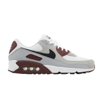 Pre-owned Nike Air Max 90 'dark Team Red' In White