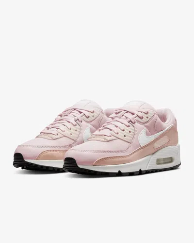 Nike Air Max 90 Dh8010-600 Women's Pink & White Running Sneaker Shoes Fnk164