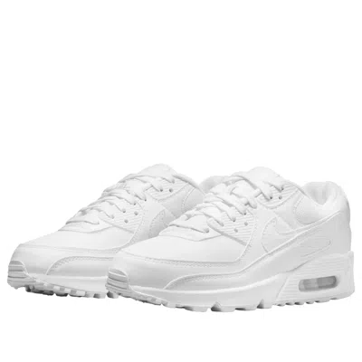 NIKE AIR MAX 90 DH8010-100 SNEAKERS WOMENS WHITE LEATHER LIFESTYLE SHOES MEW1712